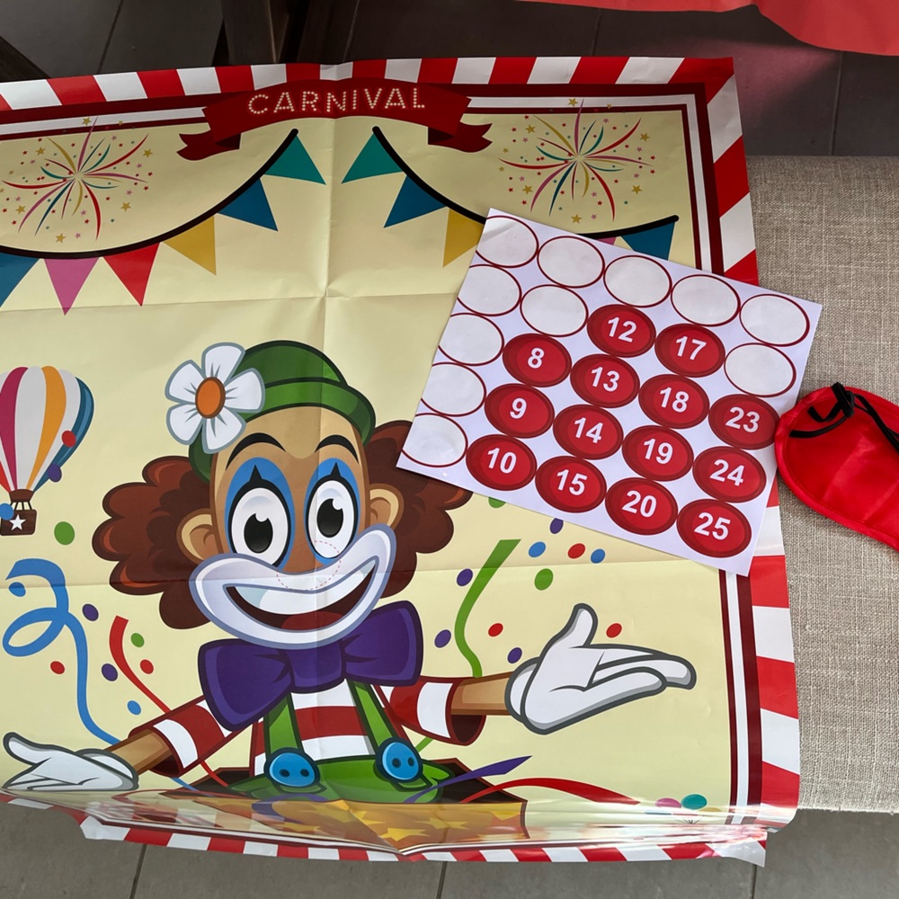 Circus themed Birthday Party decorations
